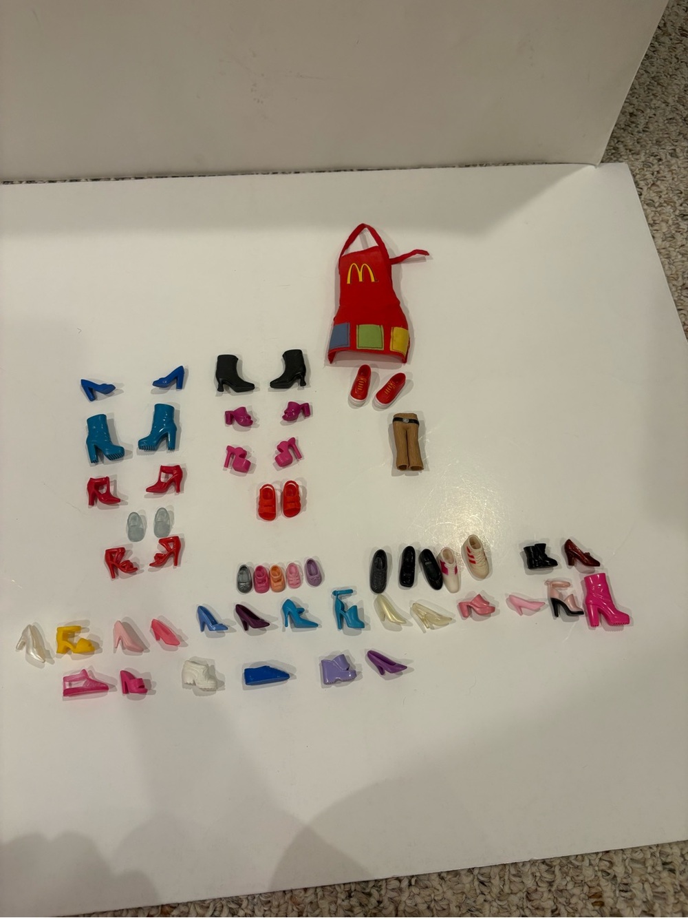 Barbie and Kelly Lot of Shoes and One Apron